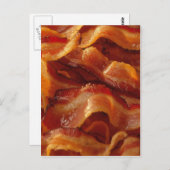 Bacon Postkarte (Vorne/Hinten)