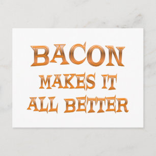 Bacon Postkarte
