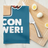 Bacon Power Geschirrtuch (Viertel Falte)