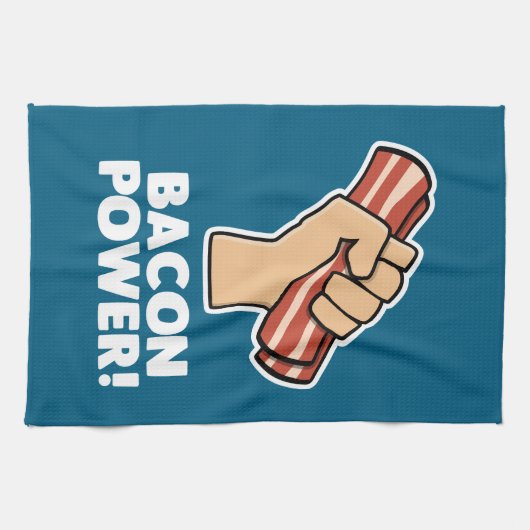 Bacon Power Geschirrtuch (Horizontal)