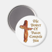Bacon Power Magnet (Vorderseite/Rückseite)