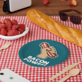 Bacon Power Pappteller