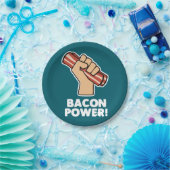 Bacon Power Pappteller (Party)