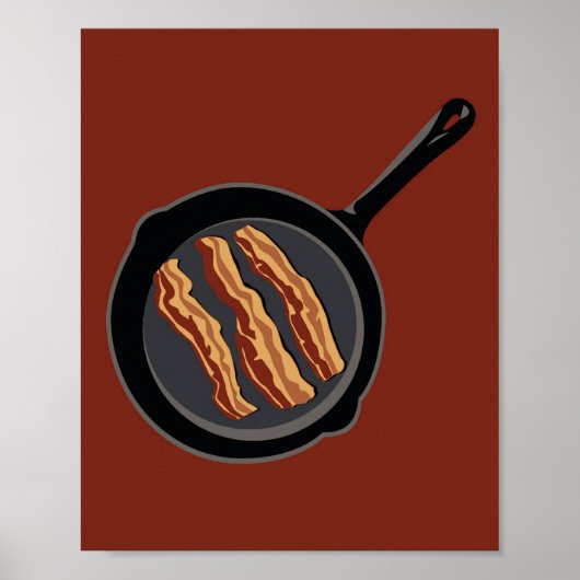 Bacon Print Poster (Vorne)