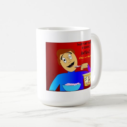 Bacon Pudding Sippin Cup glatten Dekans Kaffeetasse (VorderseiteRechts)