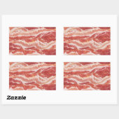 Bacon-Rechteck-Aufkleber Rechteckiger Aufkleber (Blatt)