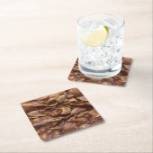 Bacon Rechteckiger Pappuntersetzer (Vor Ort)