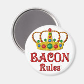 BACON REGELN MAGNET (Vorderseite/Rückseite)