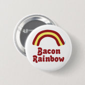 Bacon Regenbogen Button (Vorne & Hinten)