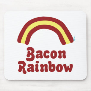 Bacon Regenbogen Mousepad