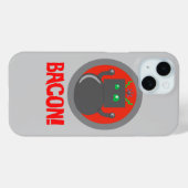Bacon Robot iPhone Case (Rückseite (Horizontal))