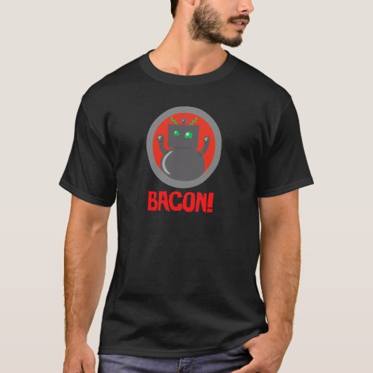 Bacon Robot T - Shirt (Vorderseite)