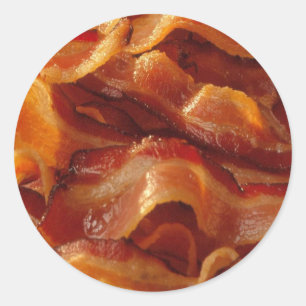 Bacon Runder Aufkleber