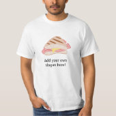 Bacon Sandwich: Anpassbarer Slogan T-Shirt (Vorderseite)