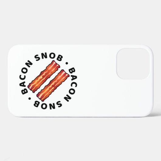 Bacon Snob Case-Mate iPhone Hülle (Rückseite (Horizontal))
