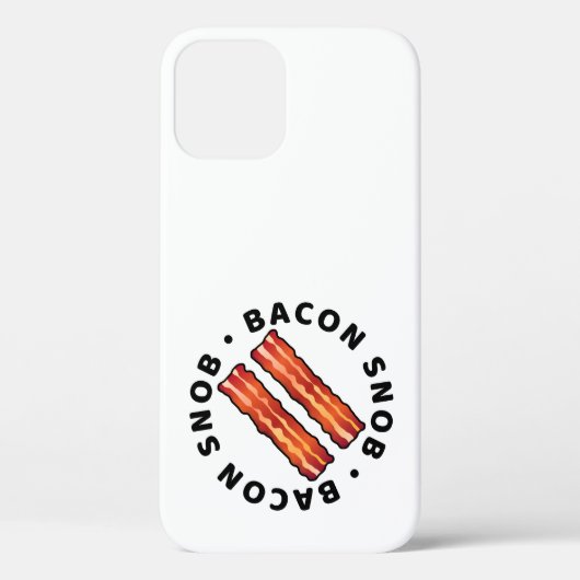 Bacon Snob Case-Mate iPhone Hülle (Rückseite)