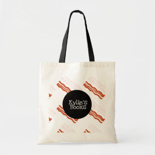 Bacon-Streifen-Spaß-Lesetasche für Bibliothek Tragetasche