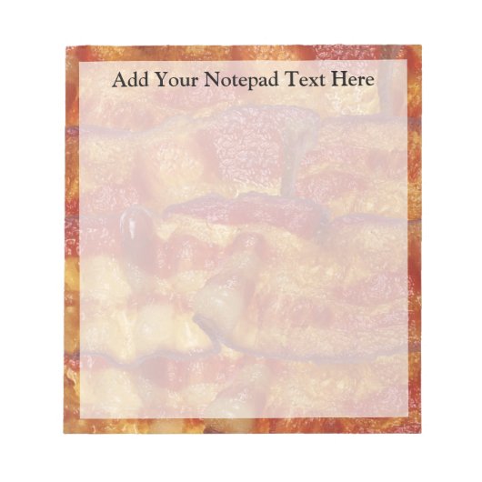 Bacon Strip Notizblock (Vorderseite)