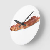 Bacon Strip Runde Wanduhr (Winkel)