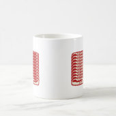 Bacon Strips für Bacon Liebhaber Kaffeetasse (Mittel)