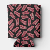 Bacon Strips Muster Dosenkühler (Rückseite)