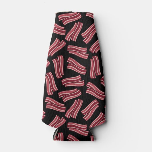 Bacon Strips Muster Flaschenkühler (Vorderseite)