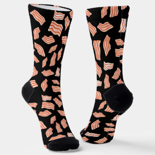Bacon Strips Muster Funny Socken