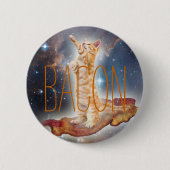 Bacon Surfkatze Button (Vorderseite)