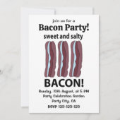 Bacon Sweet and Salty Bacon Einladung (Vorderseite)