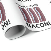 Bacon Sweet and Salty Bacon Geschenkpapier (Rolleneckpunkt)