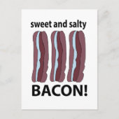 Bacon Sweet and Salty Bacon Postkarte (Vorderseite)