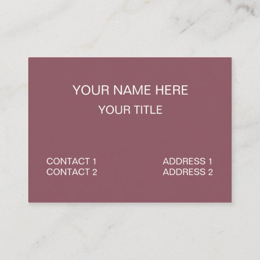 Bacon Sweet and Salty Bacon Visitenkarte (Rückseite)