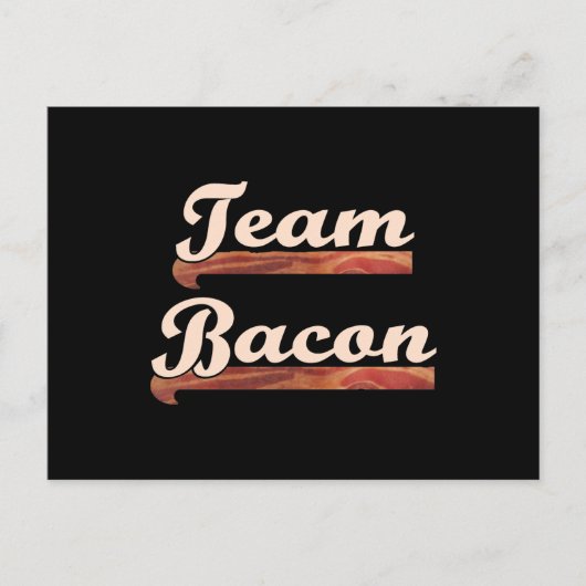Bacon Team Postkarte (Vorderseite)