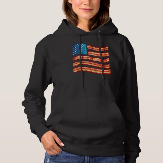 Bacon  Tee Meat    USA Flag (Vorderseite)