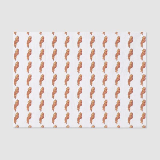 Bacon Tissue Paper Seidenpapier (Vorderseite)
