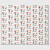 Bacon to My Eggs Love Gift Wrapping Paper Geschenkpapier (Flach)