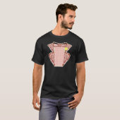 Bacon Tuxedo Novelty Breakfast Spaß T-Shirt (Vorne ganz)