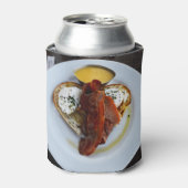 Bacon und Eier auf der Liebe Hörbrot, Dosenkühler (Kanne Vorderseite)