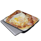 Bacon und Eier Fritter, Laptopschutzhülle (Vorne Knopf)