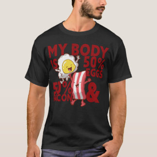 Bacon und Eier Frühstück Fastfood Food Lover vinta T-Shirt