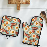 Bacon und Eier Ofenhandschuh & Topflappen-Set<br><div class="desc">Dieses Design kann durch Auswahl der Option Design bearbeiten personalisiert werden. Sie können auch auf andere Gegenstände übertragen. Kontaktieren Sie mich unter colorflowcreations@gmail.com oder nutzen Sie die Chat-Option oben auf der Seite, wenn Sie dieses Design auf einem anderen Produkt haben möchten oder Hilfe bei diesem Design benötigen. Ich kann bei...</div>