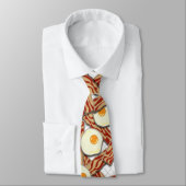 Bacon und Eiermuster Krawatte (Gebunden)