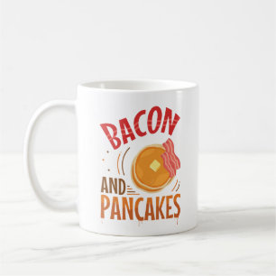 Bacon und Pancakes Kaffeetasse