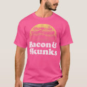 Bacon und Skunken oder Skunk T-Shirt (Vorderseite)