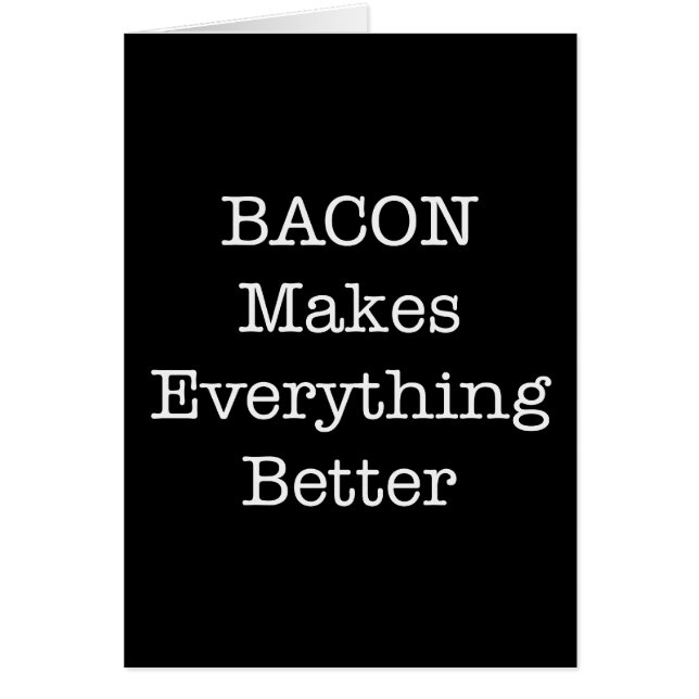 BACON verbessert alles (Vorne)