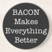 BACON verbessert alles Getränkeuntersetzer (Vorne)