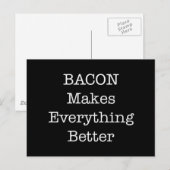 BACON verbessert alles Postkarte (Vorne/Hinten)