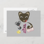 Bacon vereint Freunde und Feinde Postkarte (Vorne/Hinten)