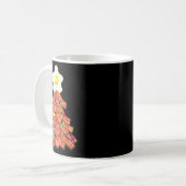 Bacon Weihnachtsbaum Ei Top Funny Schweinefleisch Kaffeetasse (Vorderseite Links)