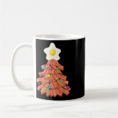 Bacon Weihnachtsbaum Ei Top Funny Schweinefleisch Kaffeetasse (Links)